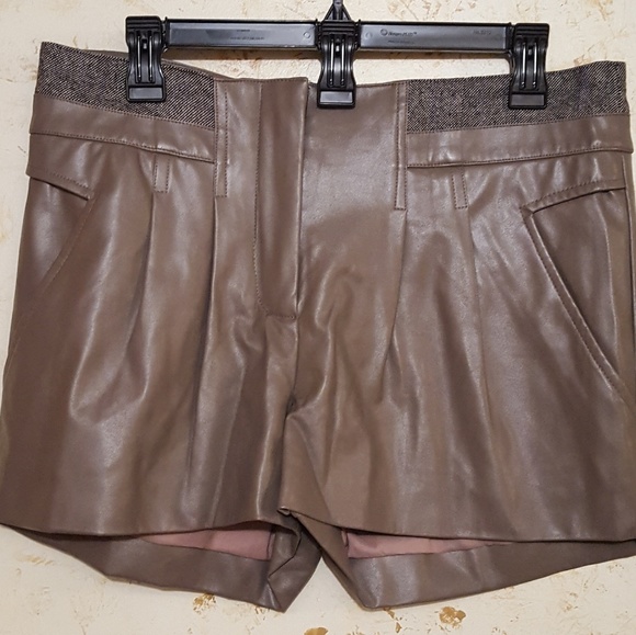 Walter Baker Pants - WALTER BAKER FAUX LEATHER SHORTS 🆕